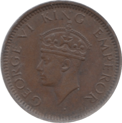 1941 INDIA 1/12 ANNA - WORLD COINS - Cambridgeshire Coins