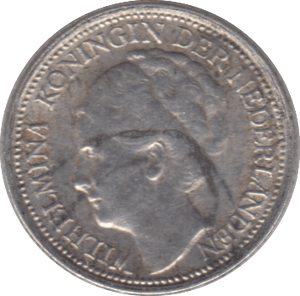 1941 NETHERLANDS 10 CENTS - WORLD COINS - Cambridgeshire Coins
