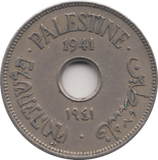 1941 PALESTINE 10 MILS - WORLD COINS - Cambridgeshire Coins