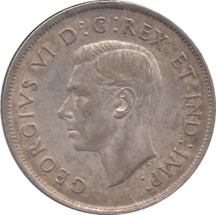 1941 SILVER FIFTY CENTS CANADA - SILVER WORLD COINS - Cambridgeshire Coins