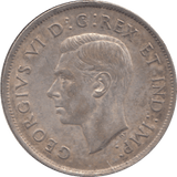 1941 SILVER FIFTY CENTS CANADA - SILVER WORLD COINS - Cambridgeshire Coins