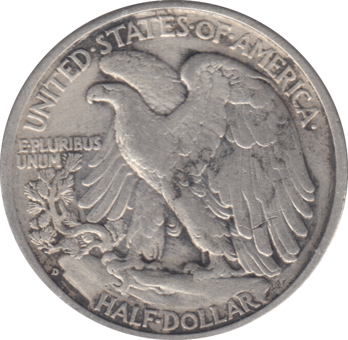 1941 SILVER HALF DOLLAR U.S.A - SILVER WORLD COINS - Cambridgeshire Coins