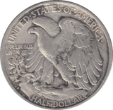 1941 SILVER HALF DOLLAR U.S.A - SILVER WORLD COINS - Cambridgeshire Coins