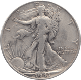 1941 SILVER HALF DOLLAR U.S.A - SILVER WORLD COINS - Cambridgeshire Coins