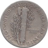1941 SILVER USA ONE DIME - SILVER WORLD COINS - Cambridgeshire Coins
