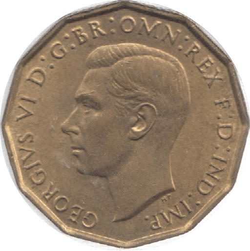 1941 THREEPENCE ( UNC ) 25 - Threepence - Cambridgeshire Coins