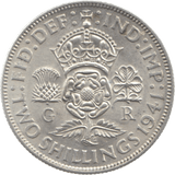 1941 TWO SHILLINGS ( UNC ) 11 - Florin - Cambridgeshire Coins