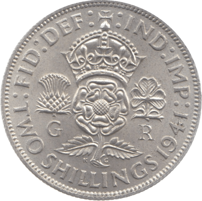 1941 TWO SHILLINGS ( UNC ) 12 - Florin - Cambridgeshire Coins
