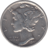 1941 USA DIME - WORLD COINS - Cambridgeshire Coins