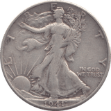 1941 USA HALF DOLLAR - WORLD SILVER COINS - Cambridgeshire Coins