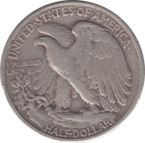 1941 USA HALF DOLLAR - WORLD SILVER COINS - Cambridgeshire Coins