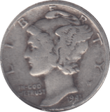 1941 USA SILVER DIME - WORLD SILVER COINS - Cambridgeshire Coins