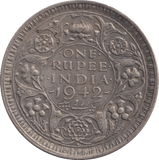 1942 1 RUPEE INDIA - WORLD COINS - Cambridgeshire Coins