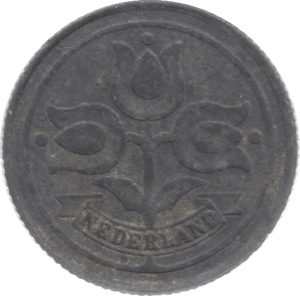 1942 10 CENTS ZINC NAZI OCCUPATION NETHERLANDS - WORLD COINS - Cambridgeshire Coins