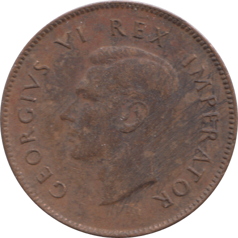 1942 1/4 PENNY SOUTH AFRICA - WORLD COINS - Cambridgeshire Coins