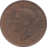 1942 1/4 PENNY SOUTH AFRICA - WORLD COINS - Cambridgeshire Coins