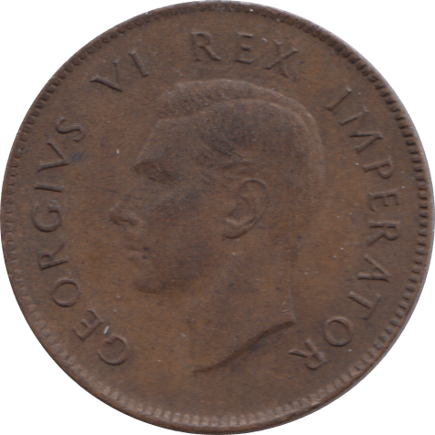 1942 1/4 PENNY SOUTH AFRICA - WORLD COINS - Cambridgeshire Coins