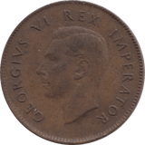 1942 1/4 PENNY SOUTH AFRICA - WORLD COINS - Cambridgeshire Coins
