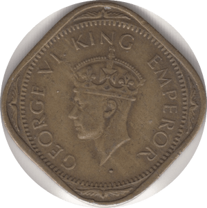 1942 2 ANNAS INDIA - WORLD COINS - Cambridgeshire Coins