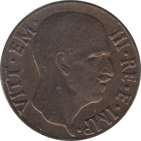 1942 5 LIRE ITALY - WORLD COINS - Cambridgeshire Coins
