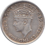 1942 .925 SILVER 10 CENTS GEORGE VI NEWFOUNDLAND REF H59 - SILVER WORLD COINS - Cambridgeshire Coins