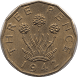 1942 BRASS THREEPENCE ( BU ) 3 - Threepence - Cambridgeshire Coins