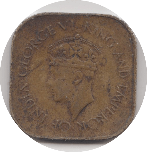 1942 CEYLON 5 CENTS - WORLD COINS - Cambridgeshire Coins