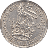 1942 E SHILLING ( EF ) - Shilling - Cambridgeshire Coins