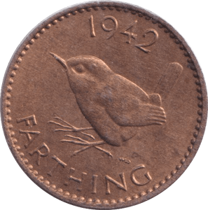 1942 FARTHING ( BU ) - Farthing - Cambridgeshire Coins