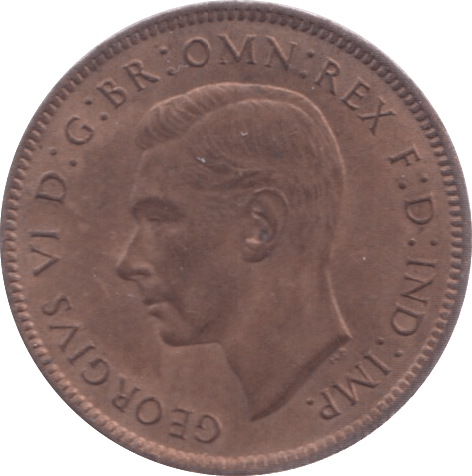 1942 FARTHING ( UNC ) 5 - Farthing - Cambridgeshire Coins