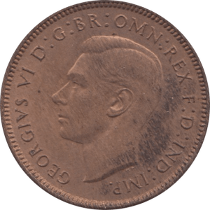 1942 FARTHING ( UNC ) B - Farthing - Cambridgeshire Coins