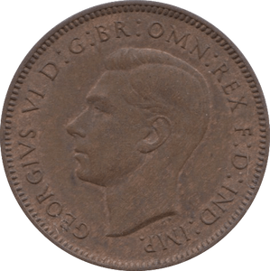 1942 FARTHING ( UNC) - Farthing - Cambridgeshire Coins