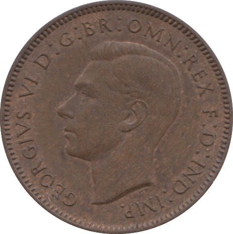 1942 FARTHING ( UNC) - Farthing - Cambridgeshire Coins