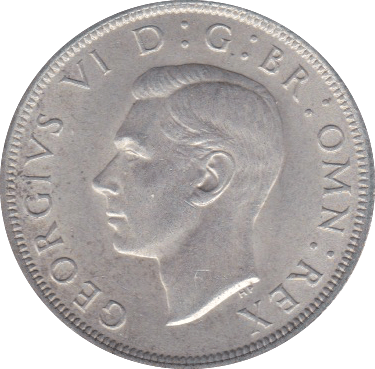 1942 HALFCROWN ( EF ) - Halfcrown - Cambridgeshire Coins