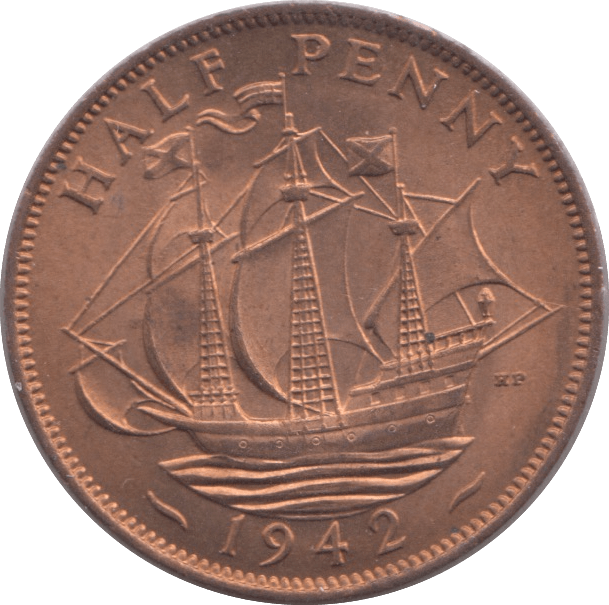 1942 HALFPENNY ( BU ) - Halfpenny - Cambridgeshire Coins