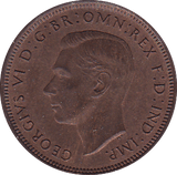 1942 HALFPENNY ( UNC ) - Halfpenny - Cambridgeshire Coins