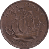 1942 HALFPENNY ( UNC ) - Halfpenny - Cambridgeshire Coins