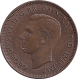 1942 HALFPENNY ( UNC ) - Halfpenny - Cambridgeshire Coins