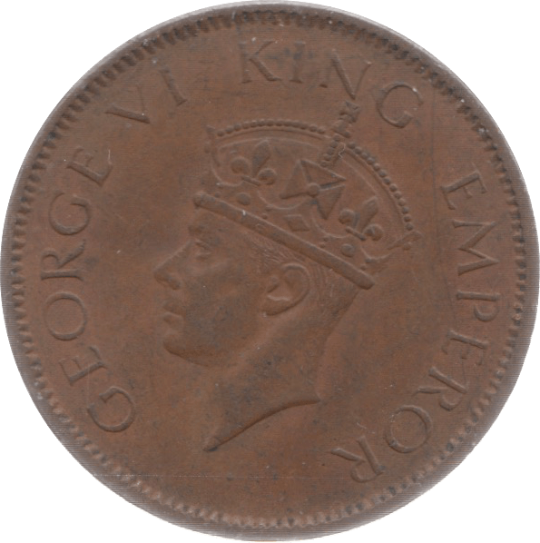 1942 INDIA 1/4 ANNA 4 - WORLD COINS - Cambridgeshire Coins