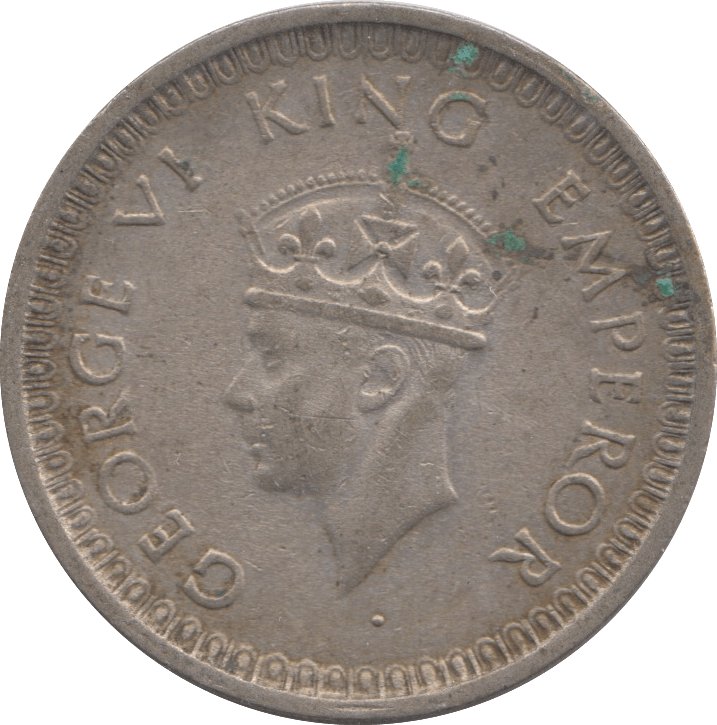 1942 INDIA SILVER ONE RUPEE - WORLD COINS - Cambridgeshire Coins