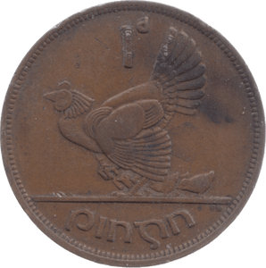 1942 IRELAND ONE PENNY - WORLD COINS - Cambridgeshire Coins