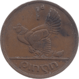 1942 IRELAND ONE PENNY - WORLD COINS - Cambridgeshire Coins