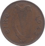 1942 IRELAND ONE PENNY - WORLD COINS - Cambridgeshire Coins