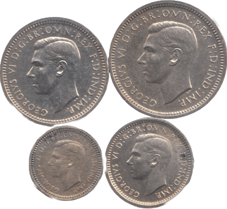 1942 MAUNDY SET GEORGE VI - Maundy Set - Cambridgeshire Coins
