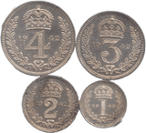 1942 MAUNDY SET GEORGE VI - Maundy Set - Cambridgeshire Coins