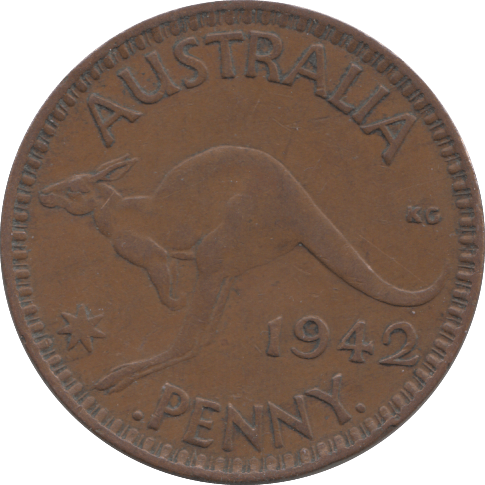 1942 ONE PENNY AUSTRALIA - WORLD COINS - Cambridgeshire Coins