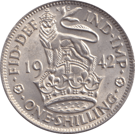 1942 SHILLING ( AUNC ) - Shilling - Cambridgeshire Coins