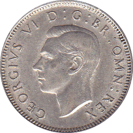 1942 SHILLING ENGLISH ( EF ) - Shilling - Cambridgeshire Coins