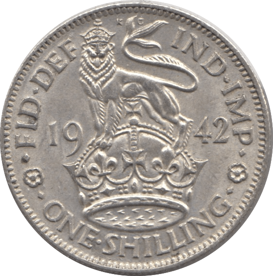 1942 SHILLING ( UNC ) - Shilling - Cambridgeshire Coins