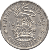1942 SHILLING ( UNC ) - Shilling - Cambridgeshire Coins